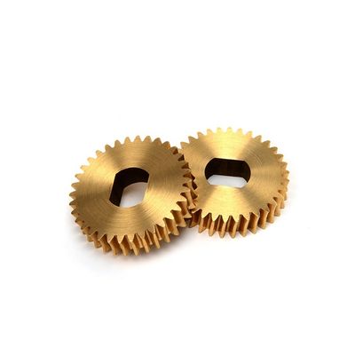 Custom CNC Machining Brass Gears with 0.02mm Tolerance